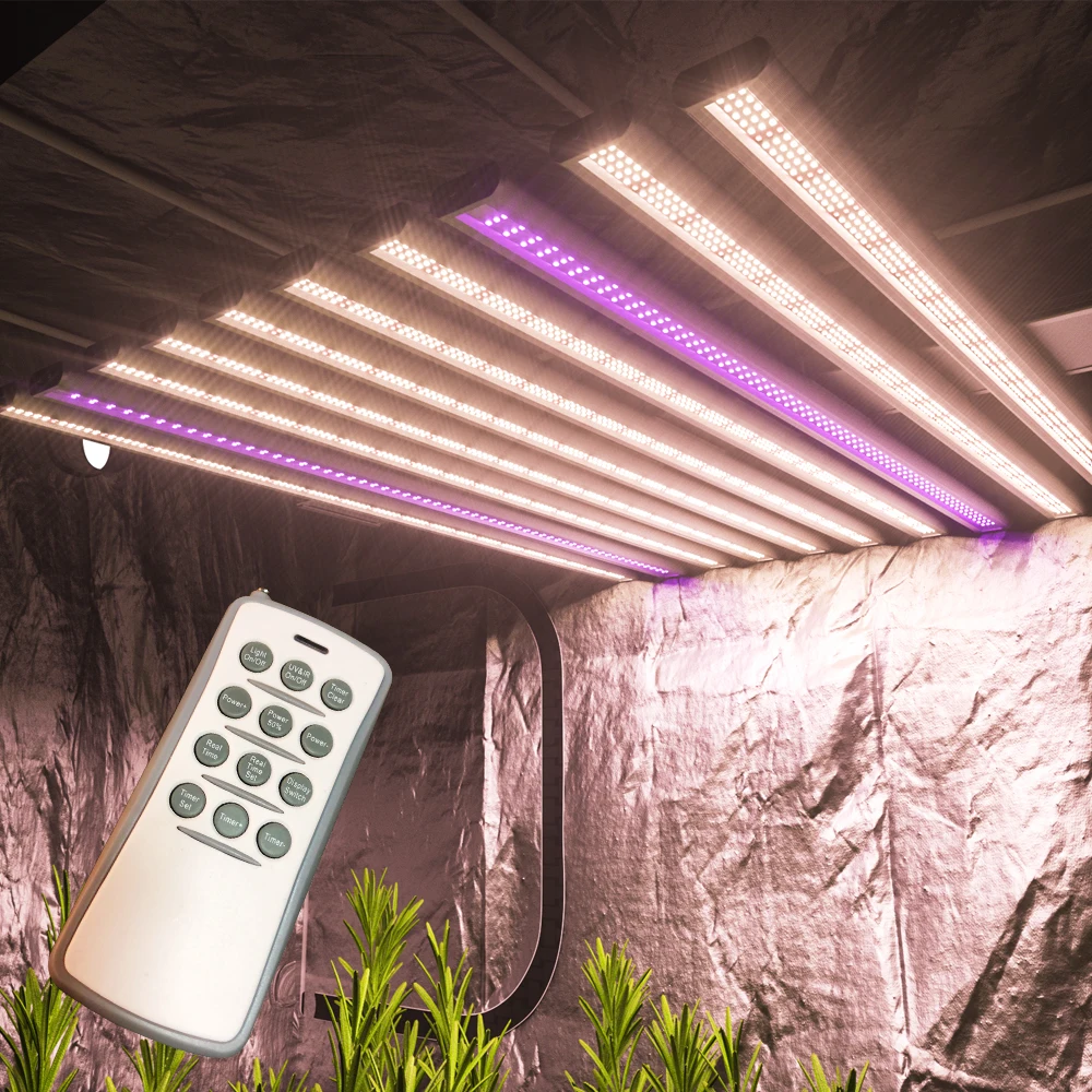 2023Newest Greenhouse Led Grow Light bar 1000W/1500W Plus Samsung LM301B Remote Dimming High PPFD Phyto Lamp For Indoor Plants