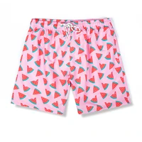 summer fruit watermelon print beach shorts men pattern workout shorts mens loose drawstring sports shorts men pink board shorts