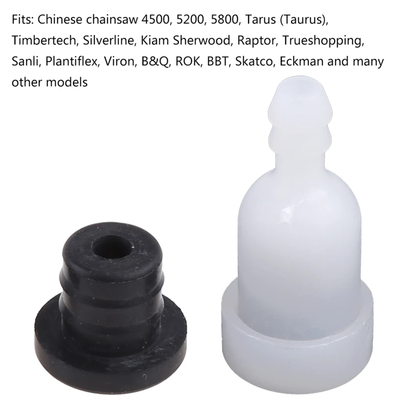 

3 Sets Practical Fuel Tank Breather Vent Compatible with Chinese Chainsaw 45cc 52cc 58cc 4500 5200 5800 Replacement Part