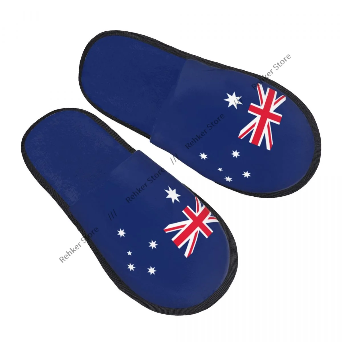 Зимние теплые женские и мужские плюшевые домашние тапочки на плоской подошве