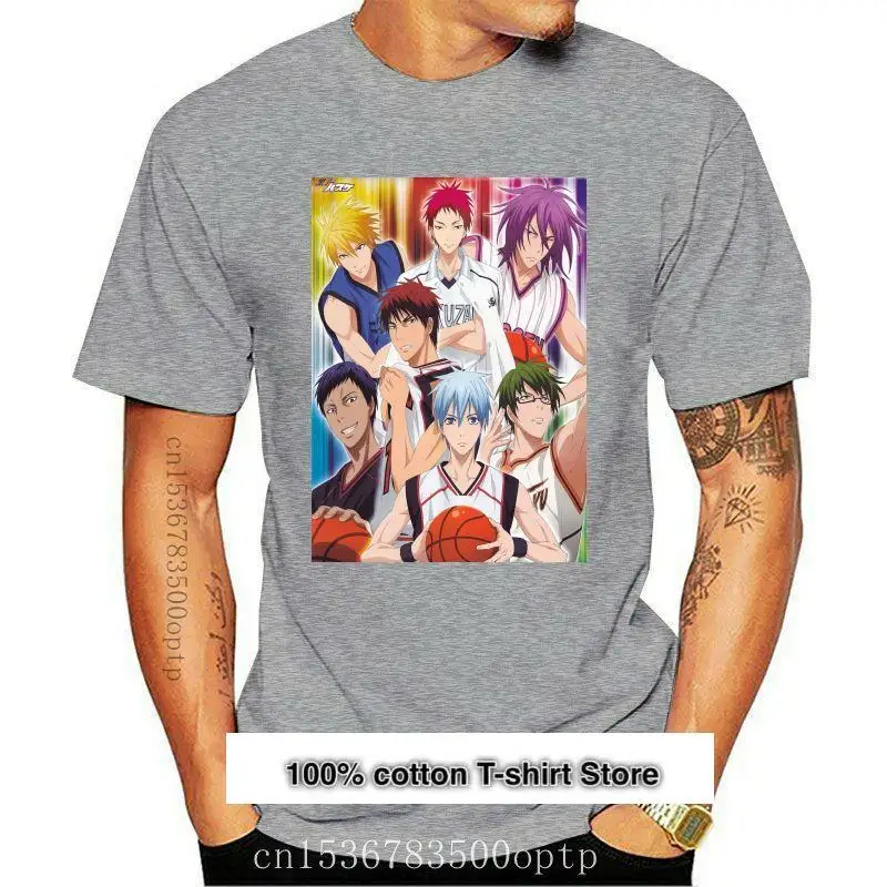 

Camiseta de baloncesto de Kuroko'S para hombre, póster de serie de Tv de Anime, ropa de talla S-2Xl, holgada, 2021