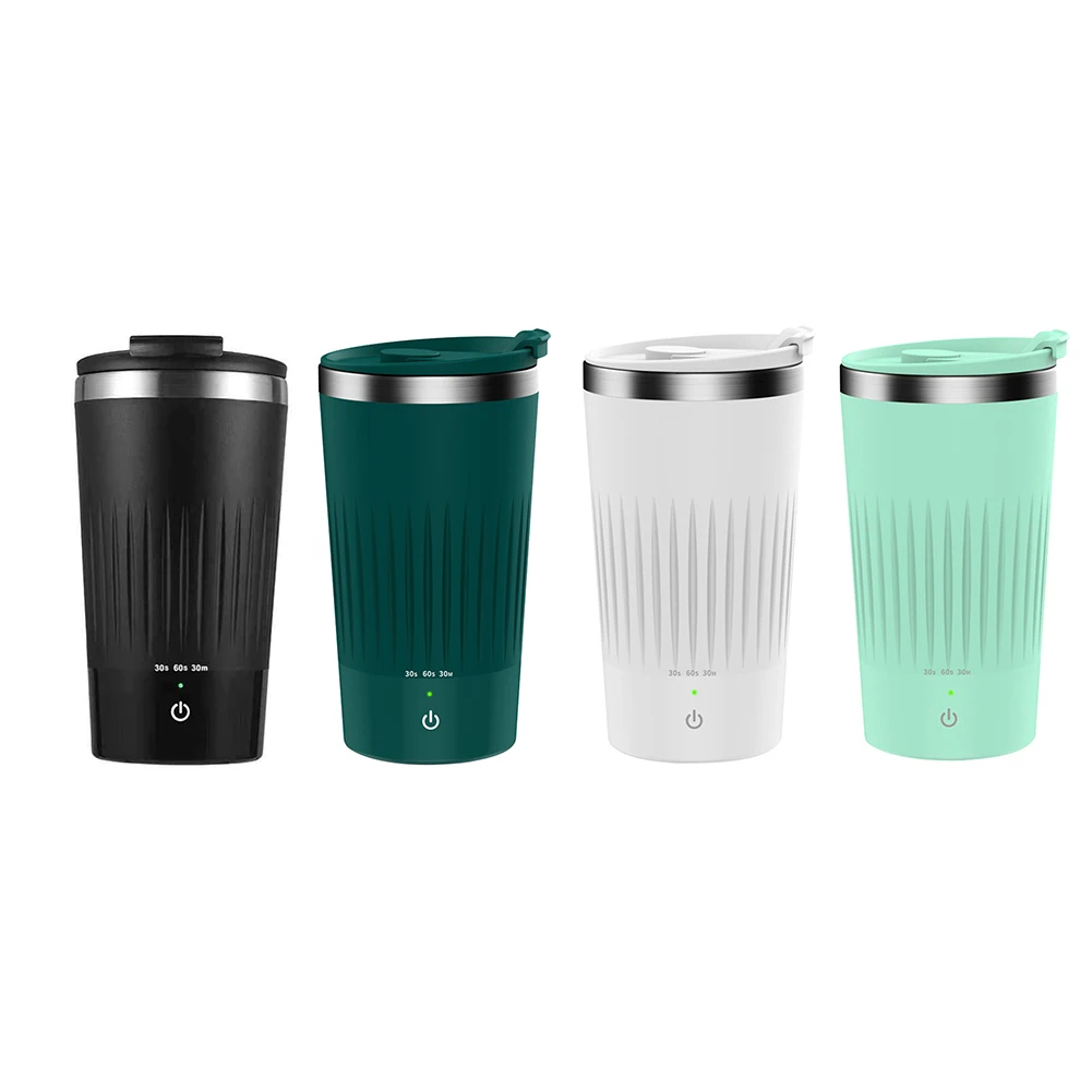 

Automatic Stirring Mug Milk Fruits Coffee Mixing Electric Rotating Cup Electric Stainless Steel Lazy Rotating Mug for Adults