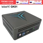 WooYi JK01 Мини ПК Intel 11th Celeron N5095 8 ГБ16 ГБ 256 ГБ512 Гб Windows 11 Pro игровой компьютер, HDMI VGA DP три экрана DIY NUC