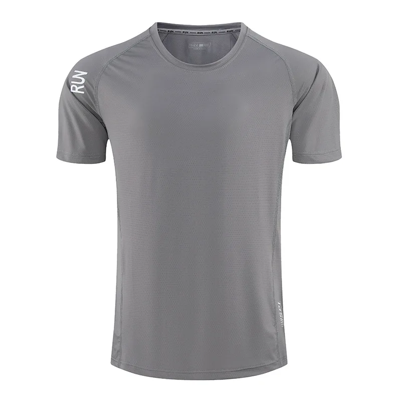 Sport Men'S GYM Quick Dry Mesh T-shirts Fashion For 2023 Summer Short Sleeves Black White Tshirt Top Tees Oversized 