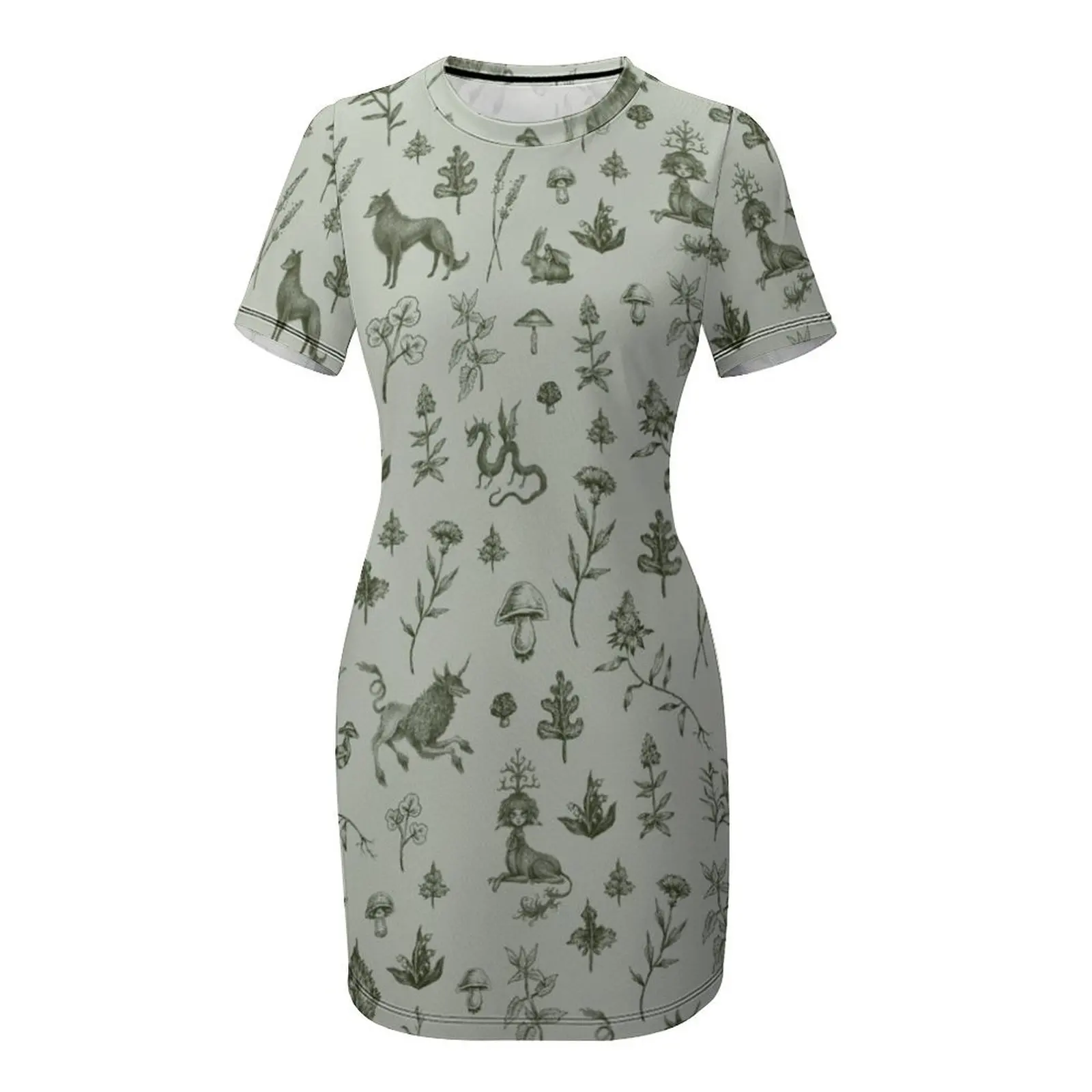 Средневековая вечеринка Дингуса! Платье с короткими рукавами вечернее шикарное