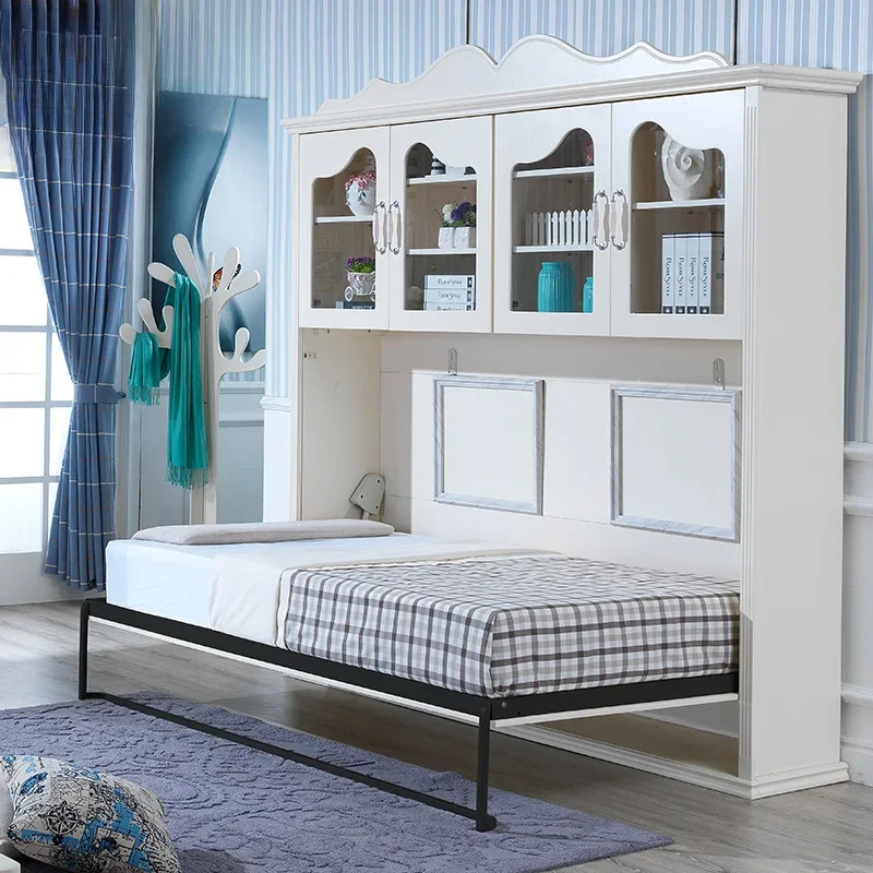 Прямая вращающаяся невидимая кровать скрытая многофункциональная складная с