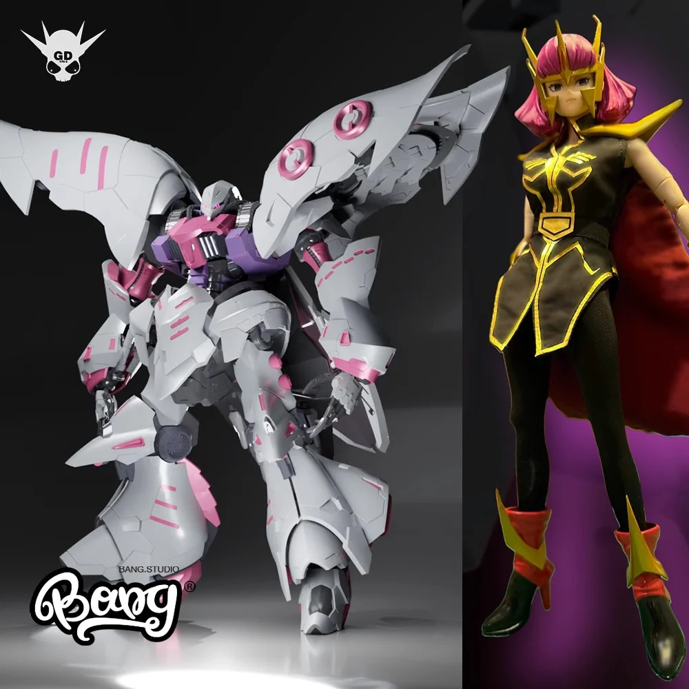 Фото В наличии YIYA STUDIO 1/120 AMX-004 Qubeley Наборы моделей в сборе Пластиковый комплект скелета Аниме Фигурка Робот Подарок на Хэллоуин Игрушка №2