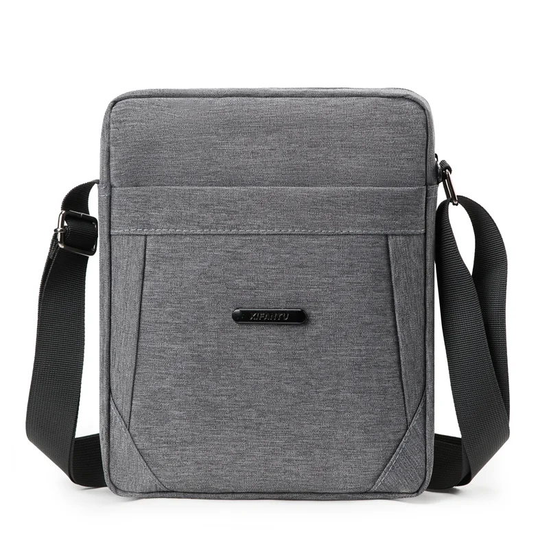 

Тканевая сумка, мужская элегантная повседневная сумка через плечо, простая сумка из ткани Оксфорд, модная мужская сумка на плечо, мужская су...