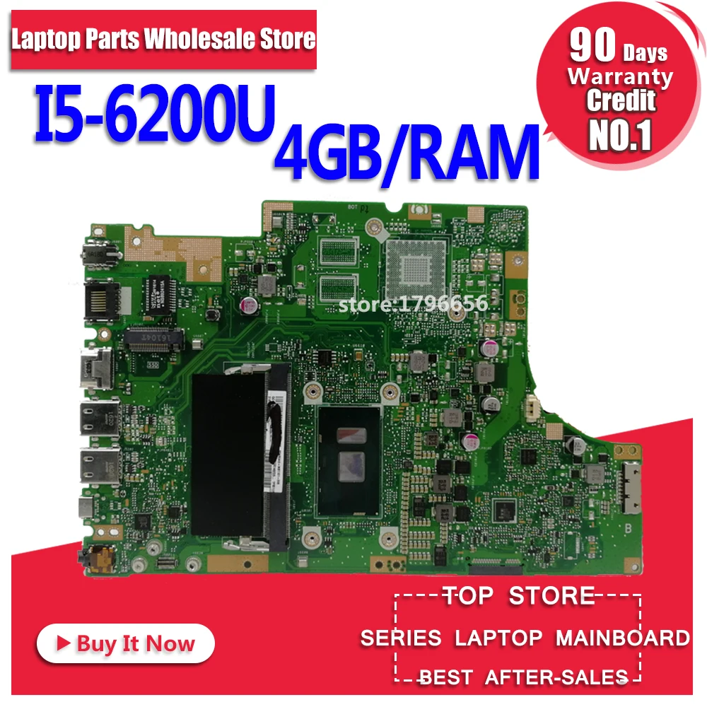

Материнская плата для ноутбука TP501UA, модель 6198 дюйма, 4 Гб ОЗУ, для Asus TP501UA TP501U TP501UQ TP501UB, тестовая материнская плата TP501UA, материнская плата