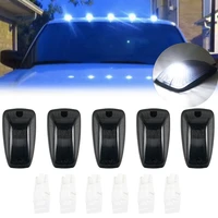 5x t10 led cab roof marker running lights for chevy gmc ck pickup trucks 1988 2002