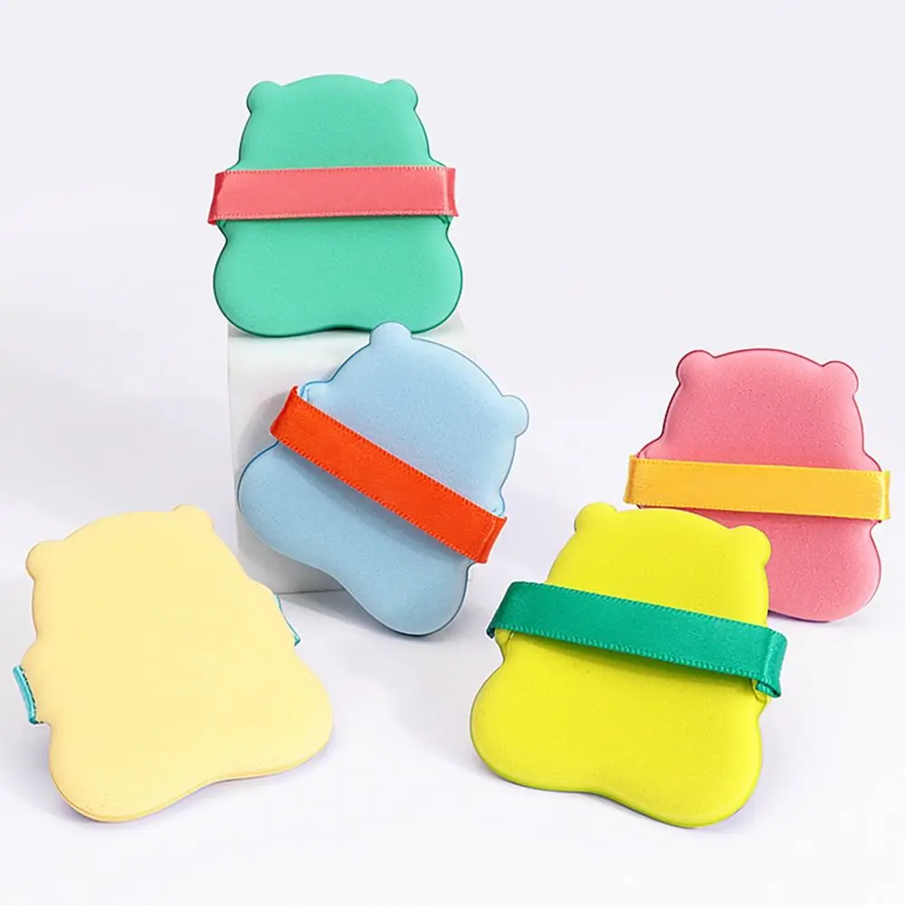 

Little Bear Double Face Air Cushion Puff Wet & Dry Washable Super Soft Facial Makeup Sponge Women's Beauty Makeup Tool