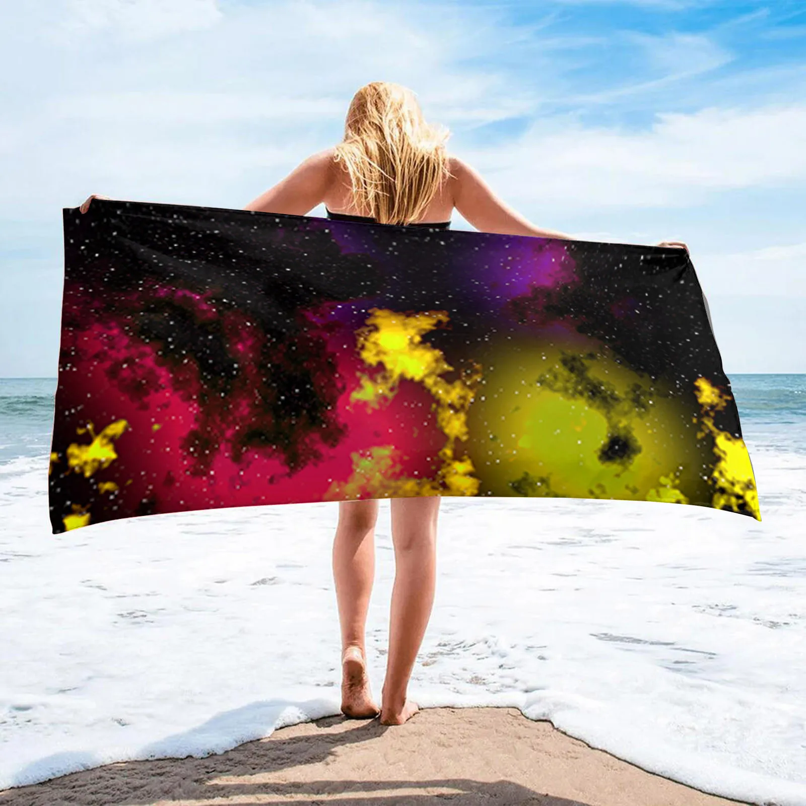 

Navy Bath Towels Sets for Bathroom Microfiber Beach Towel Super Lightweight Camo Bath Towel Sandproof Beach Blanket Multi