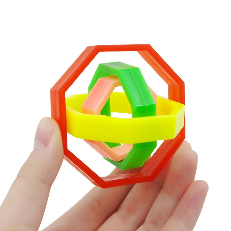 

Волшебный круг, креативные развивающие игрушки, красочный мир, Круглый, креативный Красочный геометрический многоугольный волшебный круг