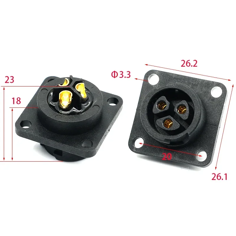M20 3 + 0 разъем для зарядки литиевой батареи электромобиля, быстрая блокировка, водонепроницаемая розетка IP67, гнездовая и мужская розетка