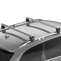 aluminum black and silver universal roof rack high quality low noise car roof crossbars