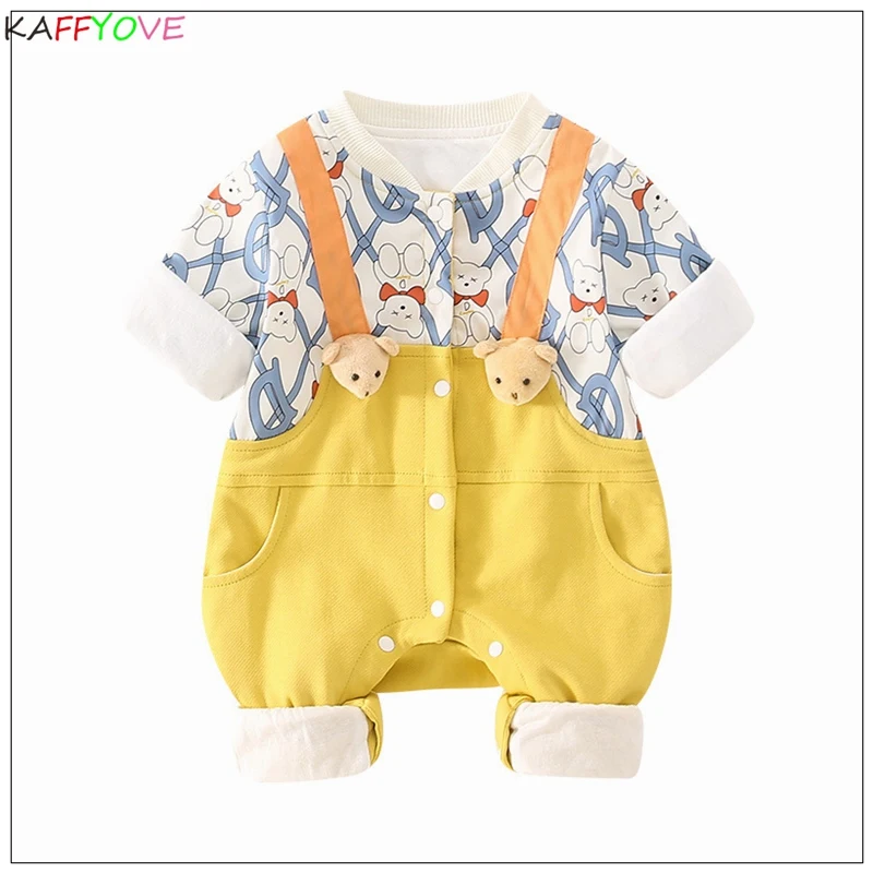 

Детский комбинезон с длинным рукавом, на осень-зиму