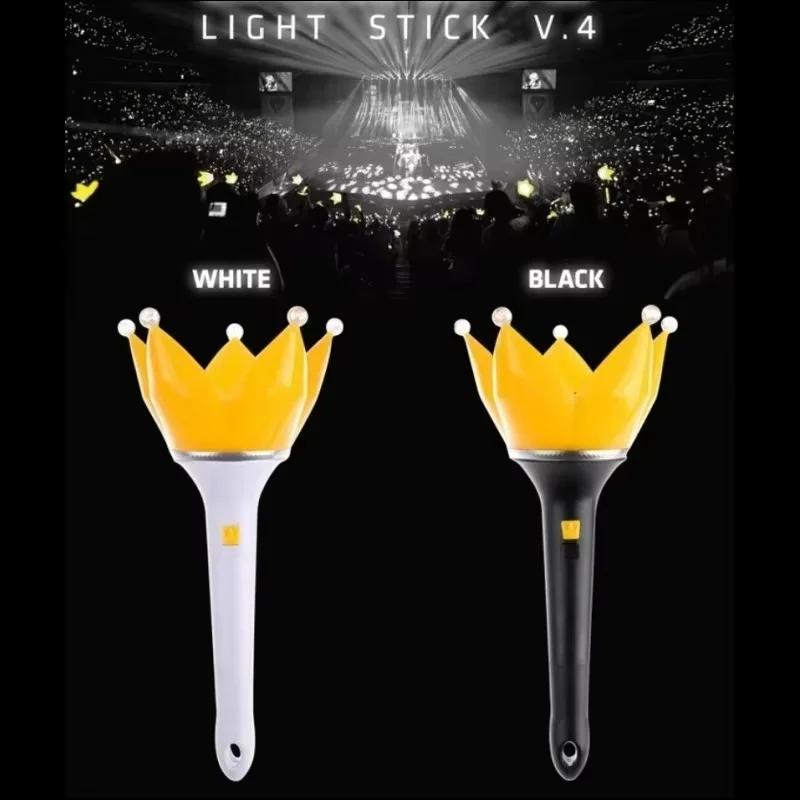 Фото В наличии Bigbangs Lightstick Crown Lamp Ver.4 Lightstick Support Lamp Concerts Glow Lamp Glow Stick Supplies Flash Toy Gifts №2