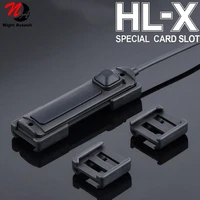 hl x light pocket panel for peq 15 d2 nylon pressure pad fit 21mm picatinny rail wadsn tactical weapon light switch slot