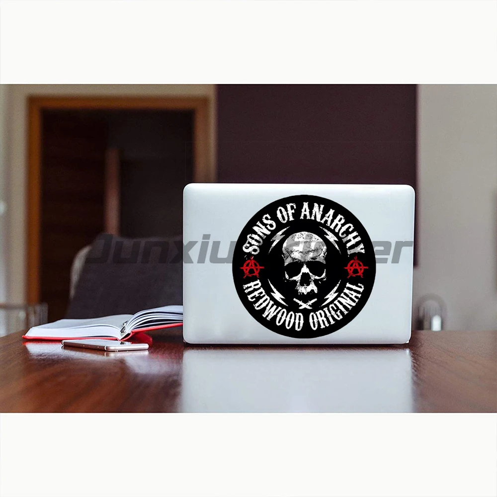 

Персонализированная наклейка на автозапчасти «Сын анархии», водонепроницаемая и Солнцезащитная декоративная наклейка на багажник