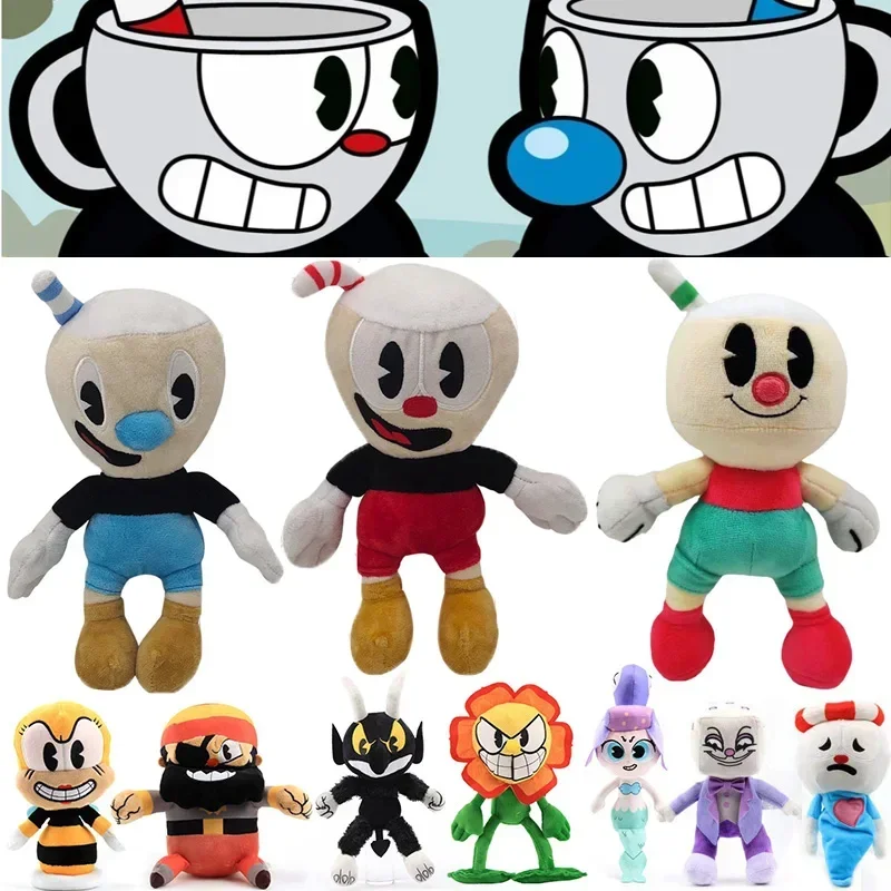 Плюшевые игрушки по мотивам аниме Cuphead: Магман, Король Кубиков, Кэгни Карнантон. Мягкие куклы-подушки. Подарки на день рождения и Рождество. (art.: 3920da26a2385) - 3920da26a2385