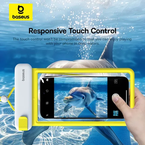 Funda a prueba de agua para teléfono Baseus para Samsung Xiaomi iPhone Universal Funda para teléfono para nadar buceo IPX8 13 12