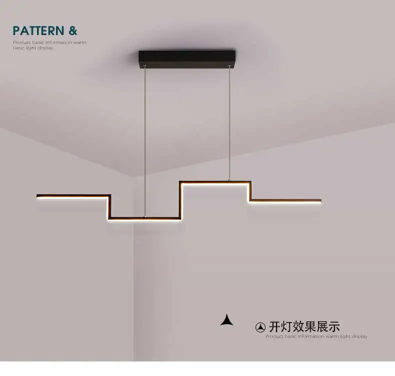 Скандинавская светодиодная люстра для ресторана освещение современный