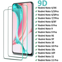 Protection Glass For Xiaomi Redmi Note Pro Screen Protector Redmi Note 10T 10s Pro Max Glass