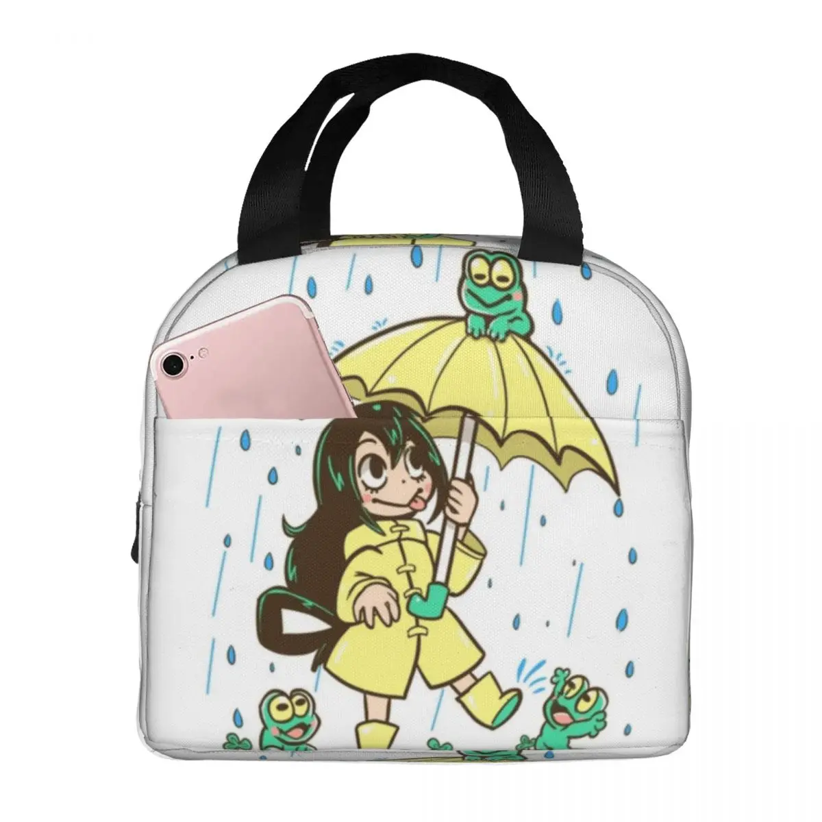 

Термоизолированные ланч-пакеты Best Frog для девочек, контейнер для еды, сумка для еды, большая сумка-тоут, Ланч-бокс, офисный контейнер для мальчиков и девочек