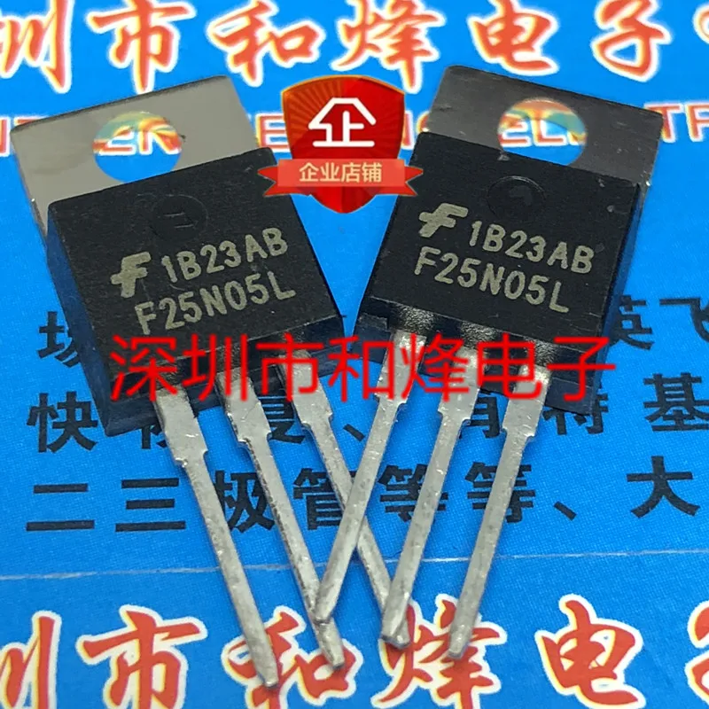 

10pcs 100% orginal new F25N05L RFP25N05L TO-220 50V 25A