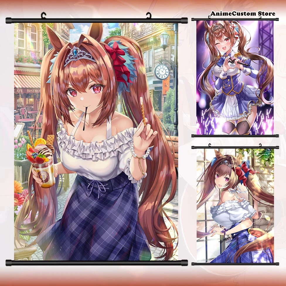 

Аниме Umamusume: Pretty Derby Daiwa Scarlet комикс Стена Свиток рулонная картина постер подвесная картина постер Косплей коллекция