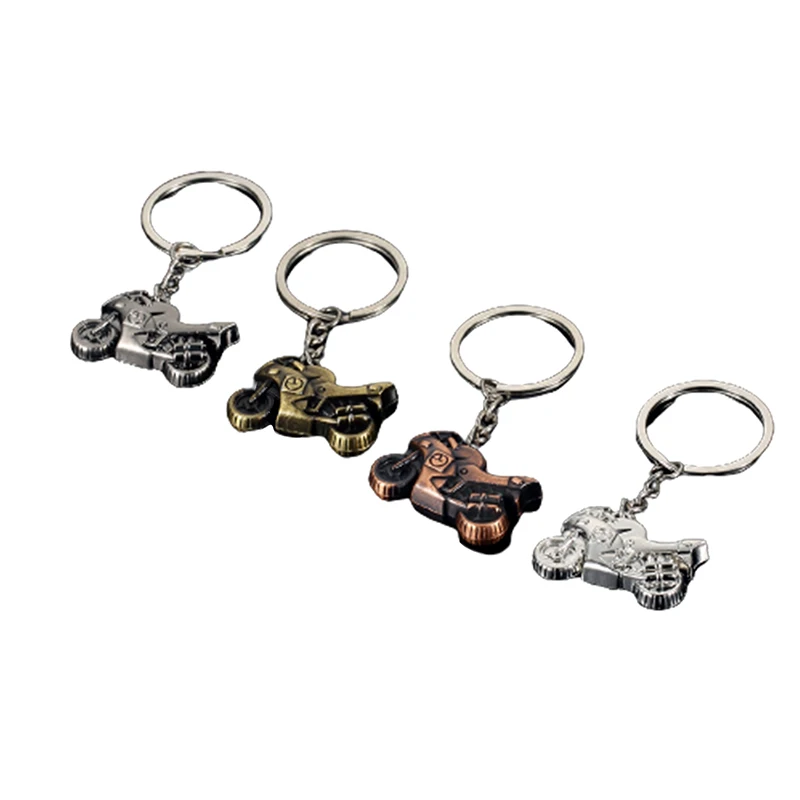 

Portable Car Key Holder Universal Durable 3d Craft Keychain Zinc Alloy Metal Bag Charm Accessories Car Interior Accessories