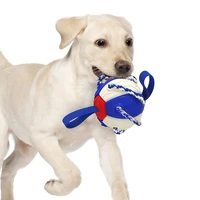 dog chew toys soccer ball with grab tabs interactive puppy gifts dog outdoor training flying plate dog tug water toy cama perro