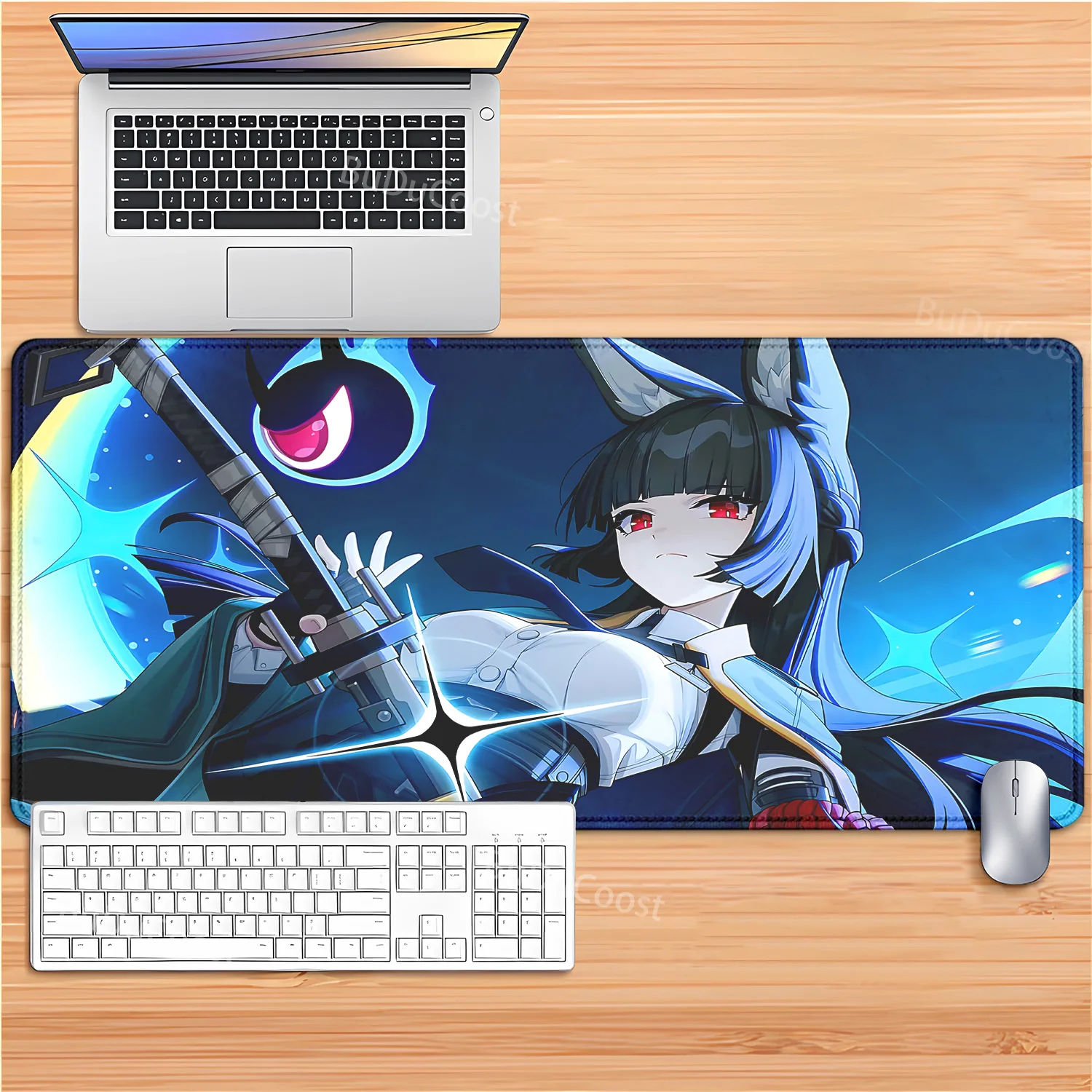 Игровой коврик для мыши Zenless Zone Zero ZZZ Hoshimi Miyabi teclado Настольный с ковриком игровые