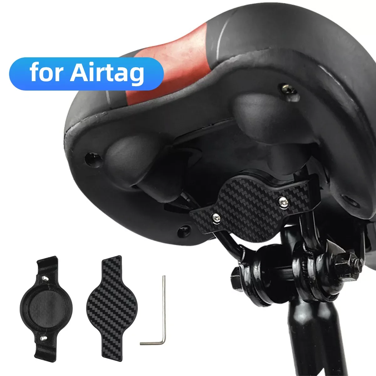 

For AirTag Bike Mount - Road Support Holder Tracker Positioner Mountain Bike Anti-lost GPS Location For Airtag Case