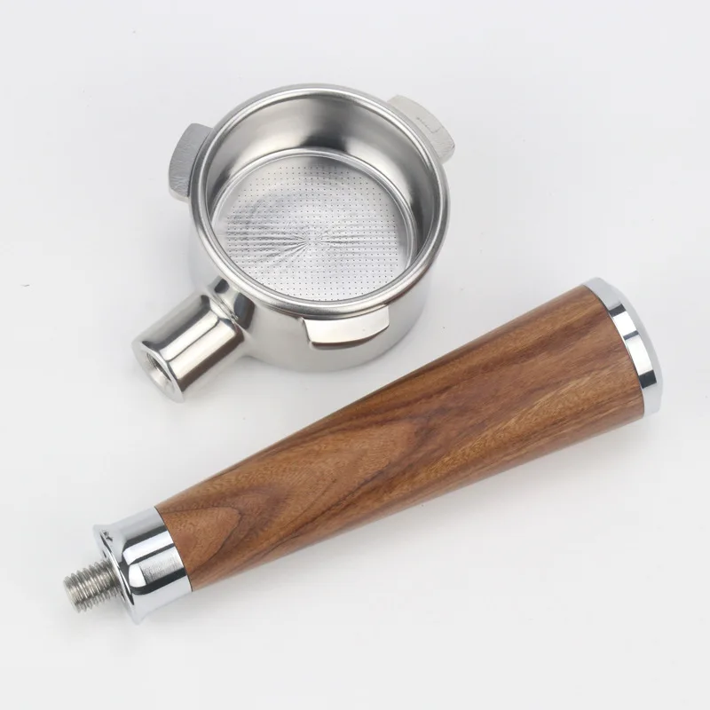 Деревянная рукоятка M10 для портафильтра кофемашины эспрессо для бариста.