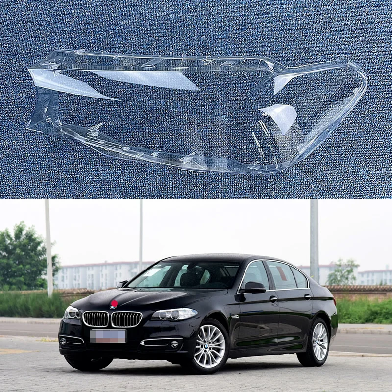 

For BMW 5 series G30 520 525 530 2017 2018 2019 2020 Headlights Cover Transparent Lampshade Headlamp Shell Plexiglass