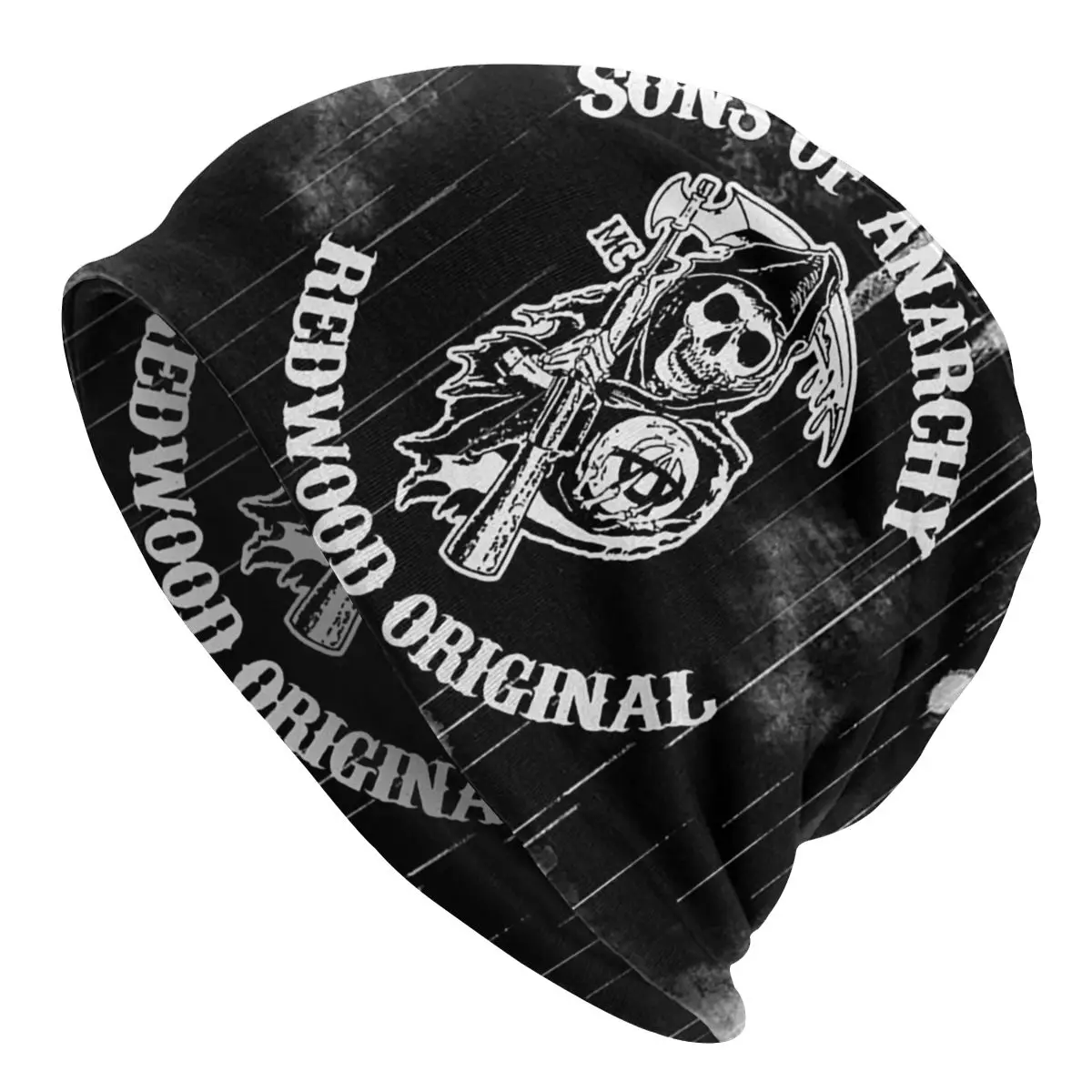 

Sons Of Anarchy Punk Rock Hardcore Cap Cool Men Women Outdoor Skullies Beanies Hat Spring Warm Dual-use Bonnet Knitting Hats