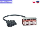 Кабель PSA 30-контактный Lexia3 30-контактный к OBD2 16-контактный кабель Lexia3 PP2000 для Peugeot, для Citroen Lexia 3 30-контактный кабель