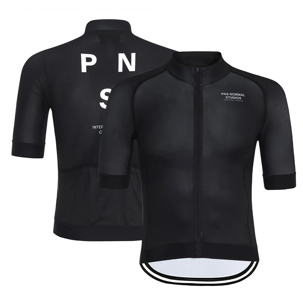 

Mens PNS Summer Short Sleeve Cycling Jersey MTB Sport Riding Quick Dry Bicycle Bike Tops Clothing Wear Silicone Non-slip