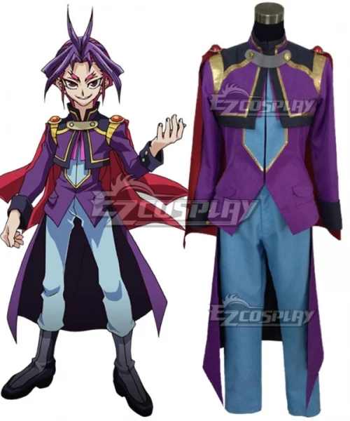 

Yu-Gi-Oh! ARC-V Yuri Halloween Adult Men Suit Outfit Party Unisex Christmas Carnival Role Play Stage Set Cosplay Costume E001