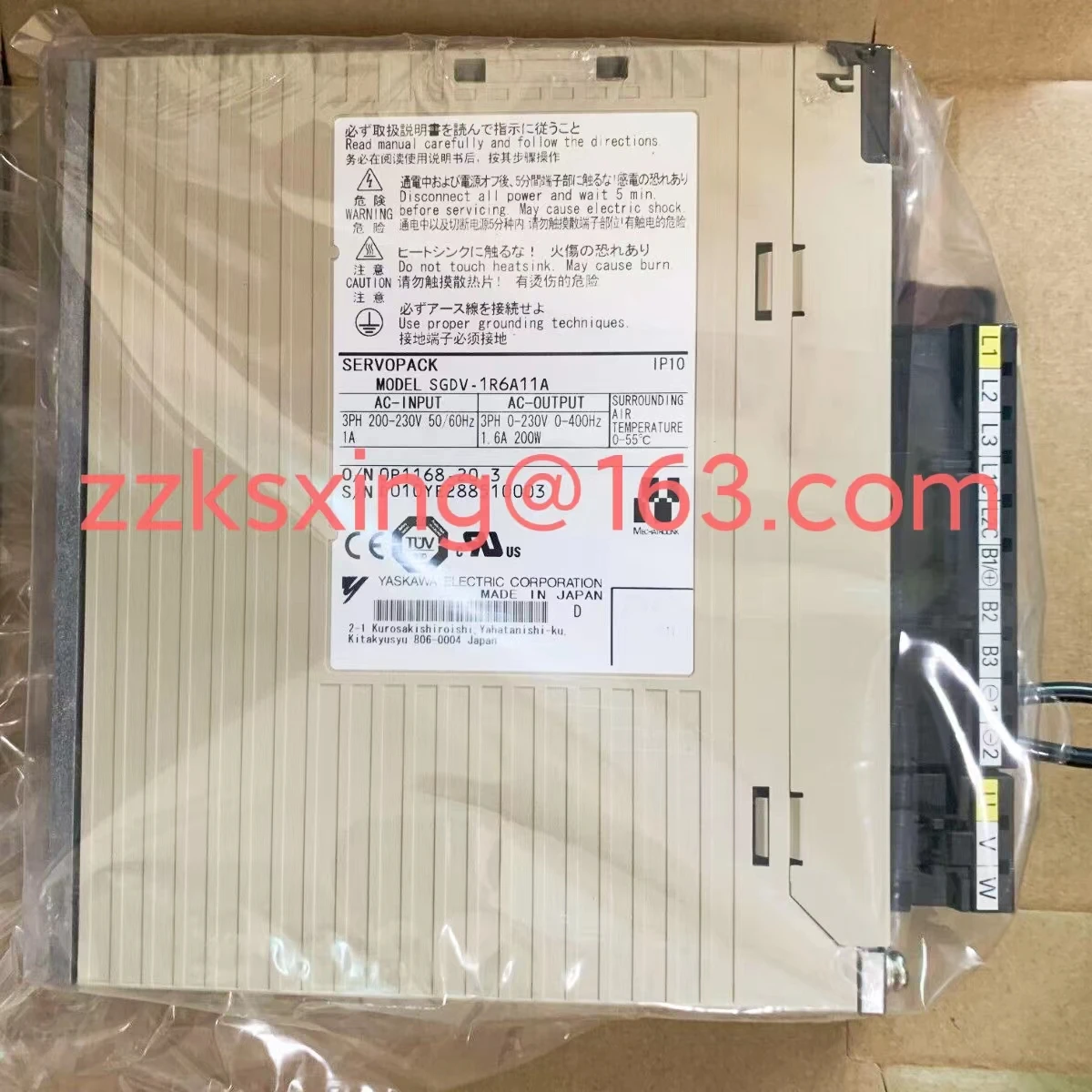 

Brand New Original Servo Driver SGDV-1R6A11A