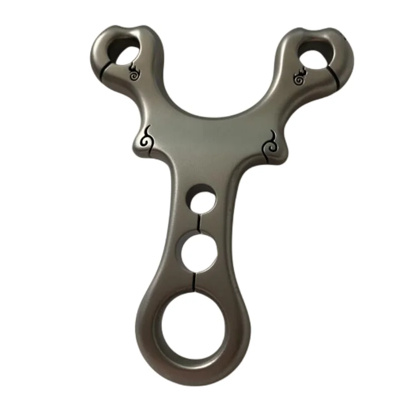 

Охотничья Рогатка TC21 из титанового сплава, руль из алюминиевого сплава, кожаная Резиновая лента, уличная традиционная Рогатка для охоты