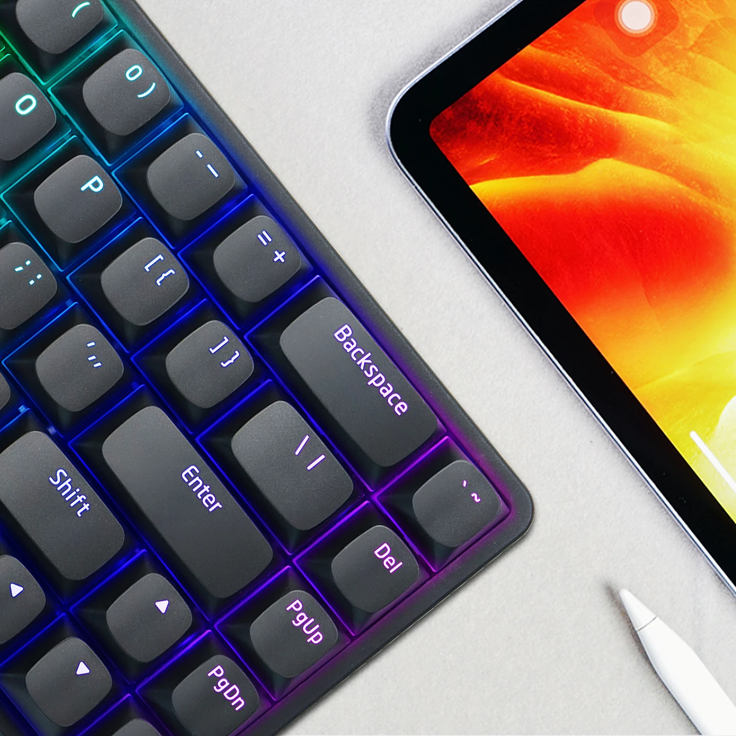 PBT пользовательские низкопрофильные колпачки клавиш 117 клавиши XVX Horizon для 60% 65% 75%