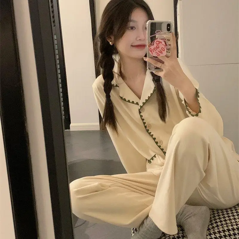 Queen MKER осенне-зимние новые мягкие бархатные пижамы женские удобные кардиганы с