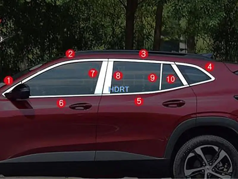 Аксессуары для стайлинга автомобиля Chevrolet Seeker Trax MK2 2022 + Внешняя наклейка оконная