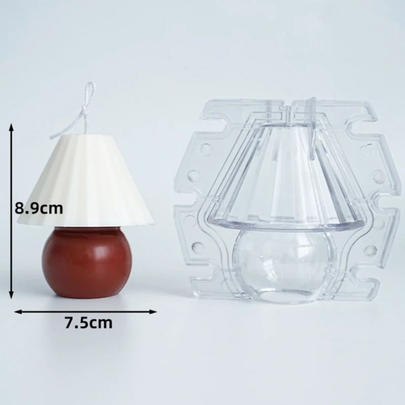 

Promotion! Table Lamp Design Silicone Candle Molds Plaster Lamp Mold Handmade Scented Candle Plastic Molds