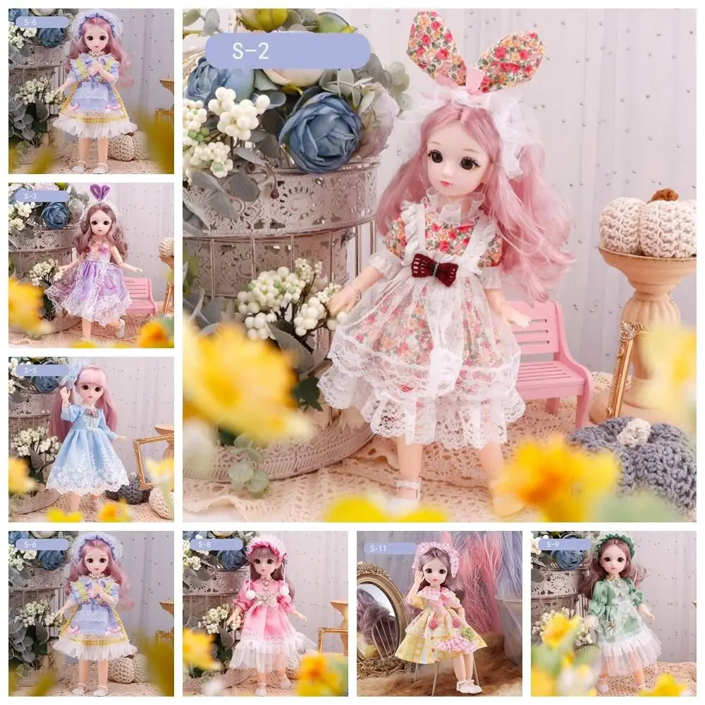 Фото Блондинка 1/6 bjd куклы, игрушки DIY с одеждой коричневые глаза 30 см шарнирные игрушки наряд красочная шарнирная кукла детская игрушка №1