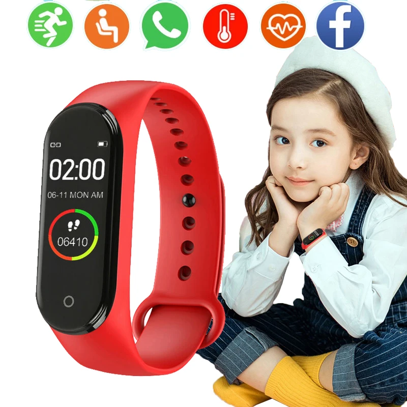 

Smart Watch Color Screen Watch for Girl Women Smartwatch Kids Bracelet Heart Rate Monitor Sports Pedometer Fitness Tracker Clock
