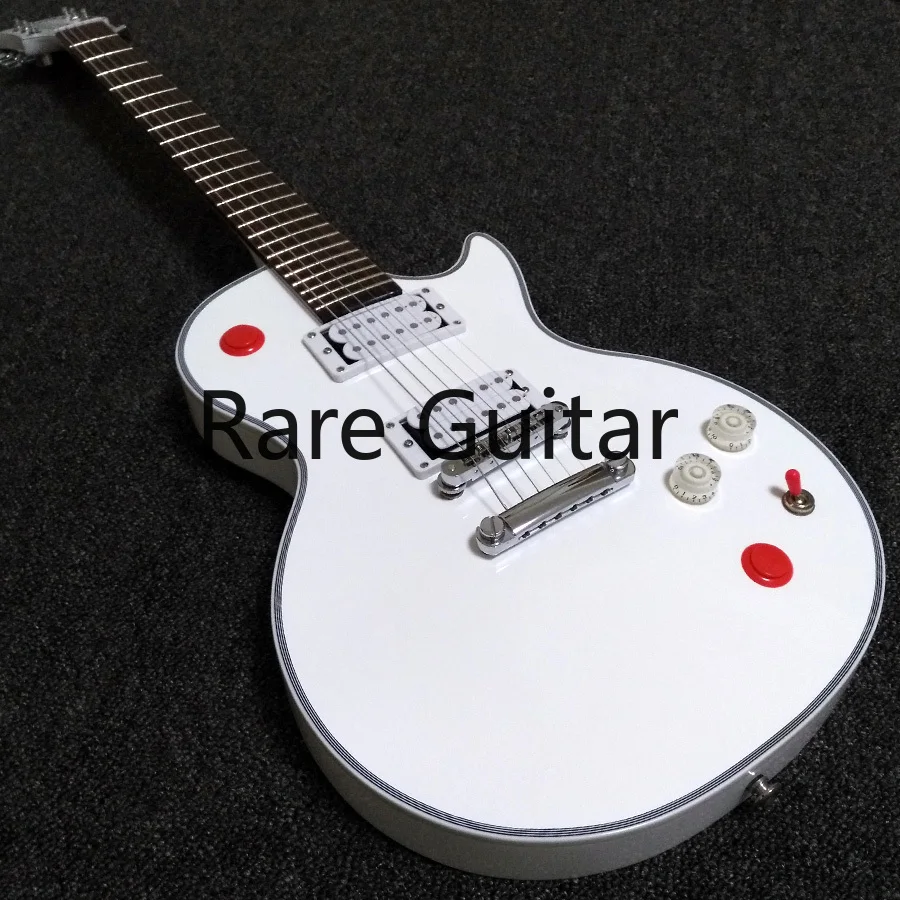 

Ultimate Shredder Arcade Button Killswitch Buckethead Signature Alpine White Electric Guitar Rosewood Fingerboard No Inlays