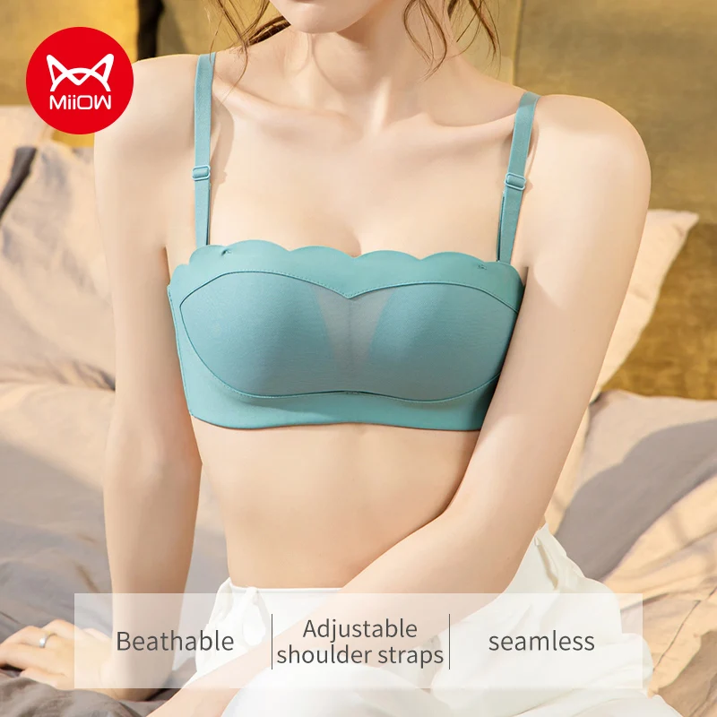 

MIIOW Bras for Women Push Up Fashion Bralette Brand Small Cups Female Lingerie Adjustable Straps Soft Wire Free Underwear